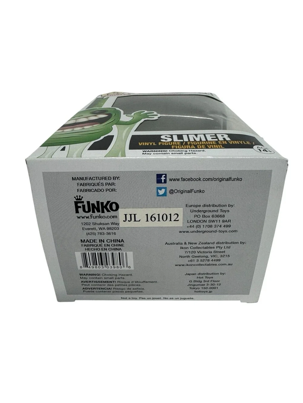 FUNKO POP! #108 SLIMER GHOSTBUSTERS - VINYL FIGURE BOBBLEHEAD BOX DAMAGE